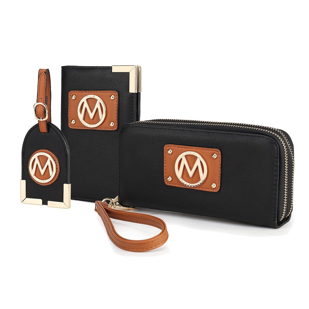 2033 Travel Gift 3 Piece Set - Wristlet Wallet -Passport Holder - Luggage